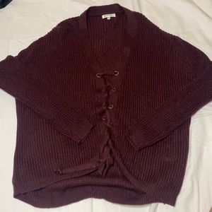 Maroon sweater